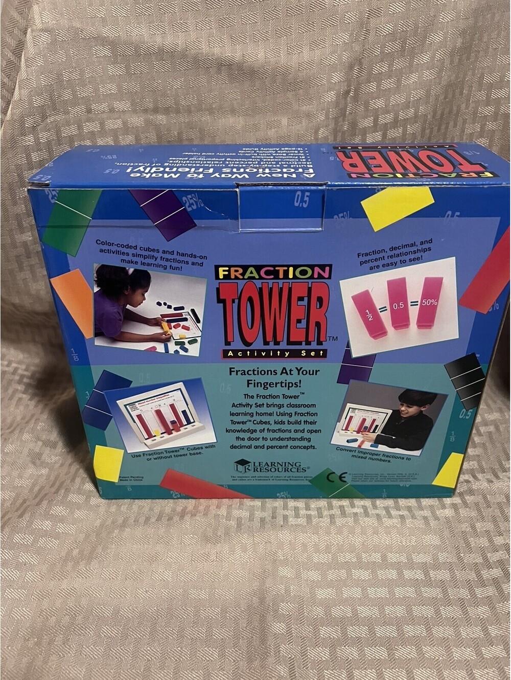 Learning Resources Fraction Tower Activity Set STEM 2085 NOS Math Manipulative - Picture 3 of 9